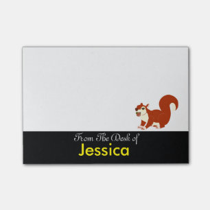 Bloco Post-it Quadrado bonito personalizado com bolota