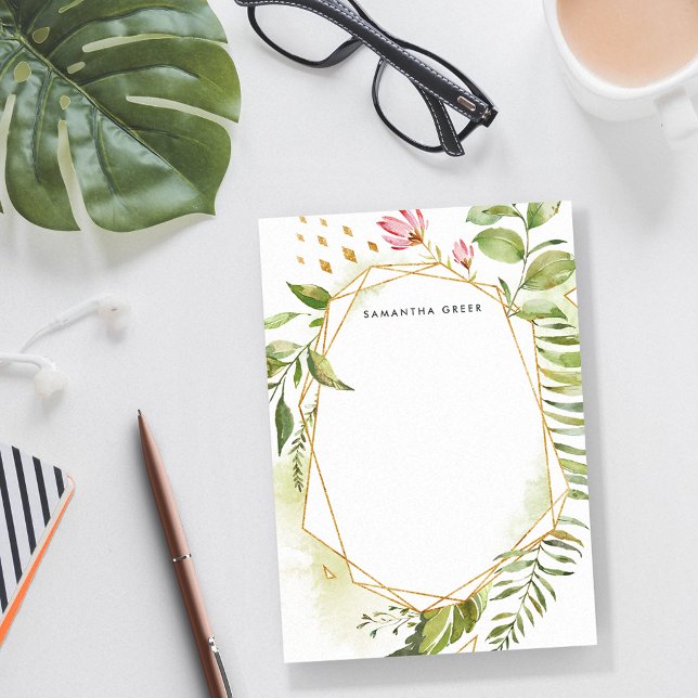 Bloco Post-it Quadro do Terrarium | Personalizado (Criador carregado)