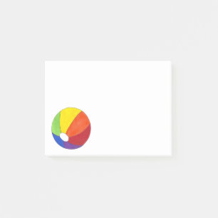 Bloco Post-it Rainbow Beach Ball Beachball Seashore Summer