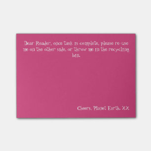 Bloco Post-it Reciclar