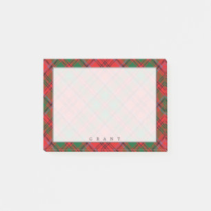 Bloco Post-it Regal Escocês Clan Grant Tartan