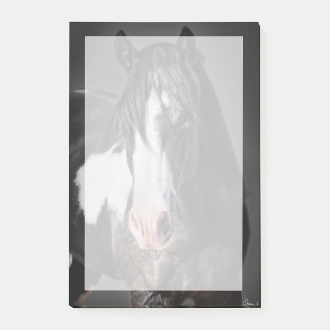 Bloco Post-it Retrato de Cavalo II (Frente)