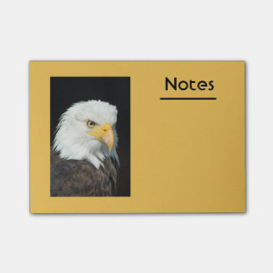Bloco Post-it Retrato majestoso da águia americana