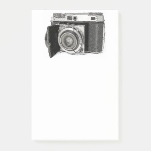 Bloco Post-it Retro 35 mm Câmera de Filme Desenho Fotográfico