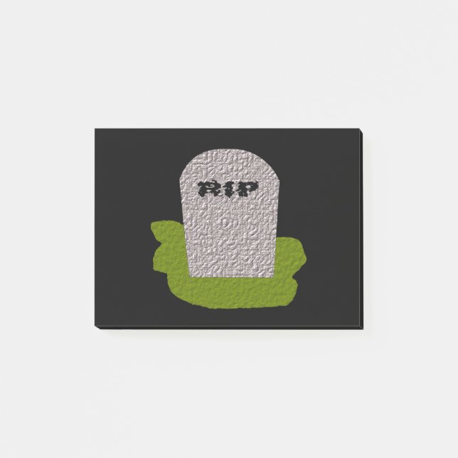 Bloco Post-it RIP Tombstone Posta suas notas (Frente)