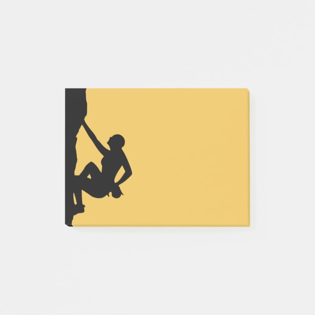 Bloco Post-it Rock Escalbing Silhouette (Frente)