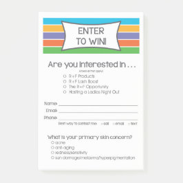 Bloco Post-it Rodan + Os campos inspirados entram para ganhar a