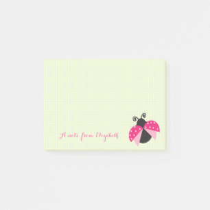 Bloco Post-it Romântico Fofo Adorável Elegante ,Pontinhos,Lagar