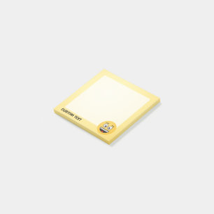 Bloco Post-it Rosto sorridente com boca aberta