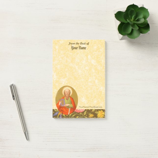 Bloco Post-it Rua. Paul the Apostle (PM 06) 4"x6" (Escritótio)