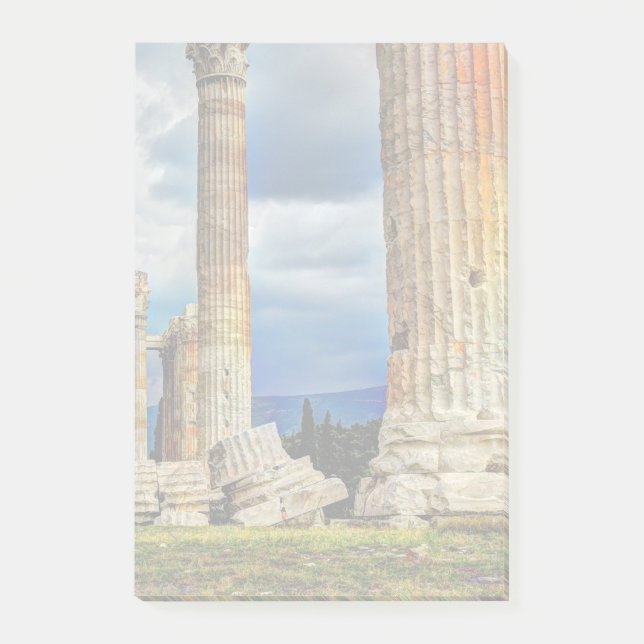 Bloco Post-it Ruínas antigas na Grécia de Atenas (Frente)
