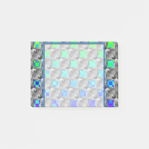 Bloco Post-it Saldo B/W por Kenneth Yoncich