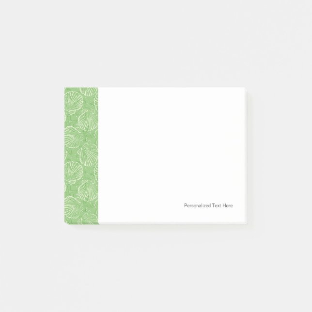 Bloco Post-it Seashells do esboço (Frente)