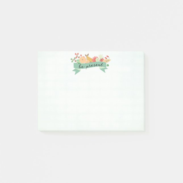 Bloco Post-it Seja notas de post-it atuais de | (Frente)