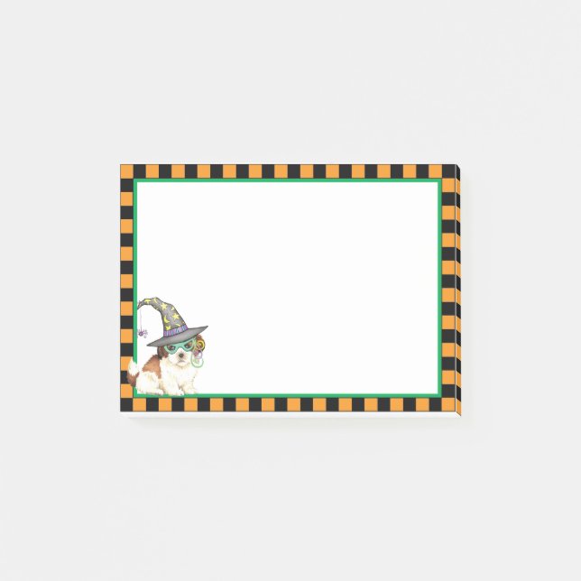 Bloco Post-it Shih Tzu Witch (Frente)