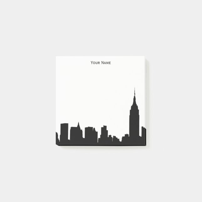 Bloco Post-it Silhouette BG NYC Skyline (Frente)