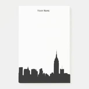 Bloco Post-it Silhouette Skyline NYC