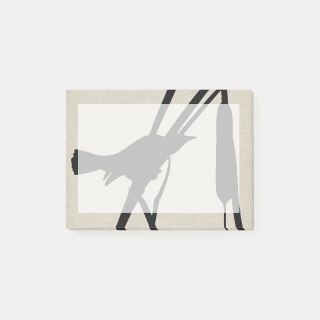 Bloco Post-it Silhuette de Audubon II (Frente)