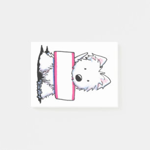 Bloco Post-it Sinal de KiniArt Westie