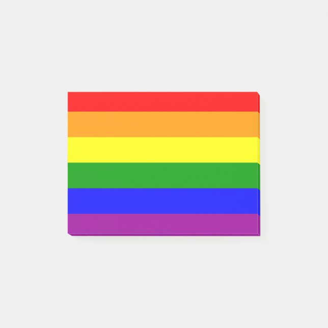 Bloco Post-it Sinalizador orgulho gay (Frente)