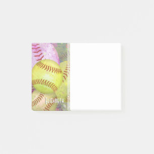 Bloco Post-it Softball feminino