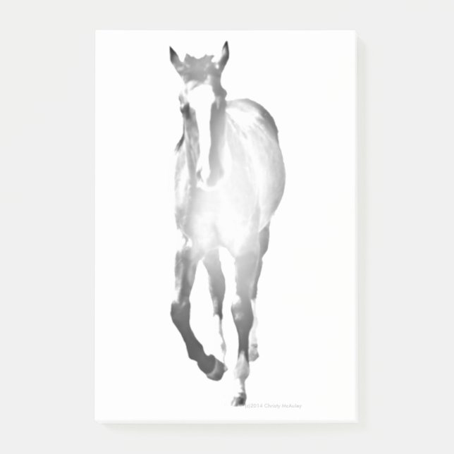 Bloco Post-it Sombra do cavalo (Frente)