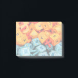 Bloco Post-it Sonhos Laranja e Azul<br><div class="desc">Foto de sonhos coloridos em laranja e azul. Imagem de Adiel lo, magos.</div>