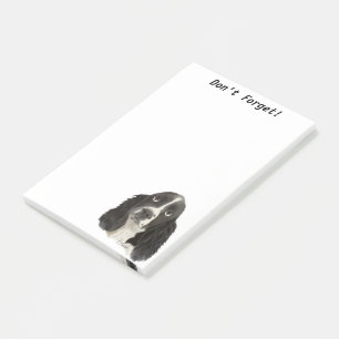 Bloco Post-it Springer Spaniel Puppy Inglês