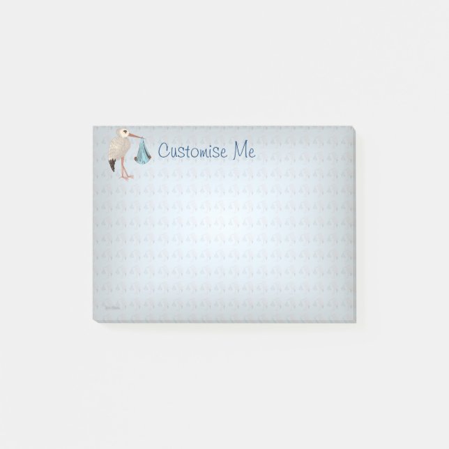 Bloco Post-it Stork Clássico (Azul) 2 (Frente)