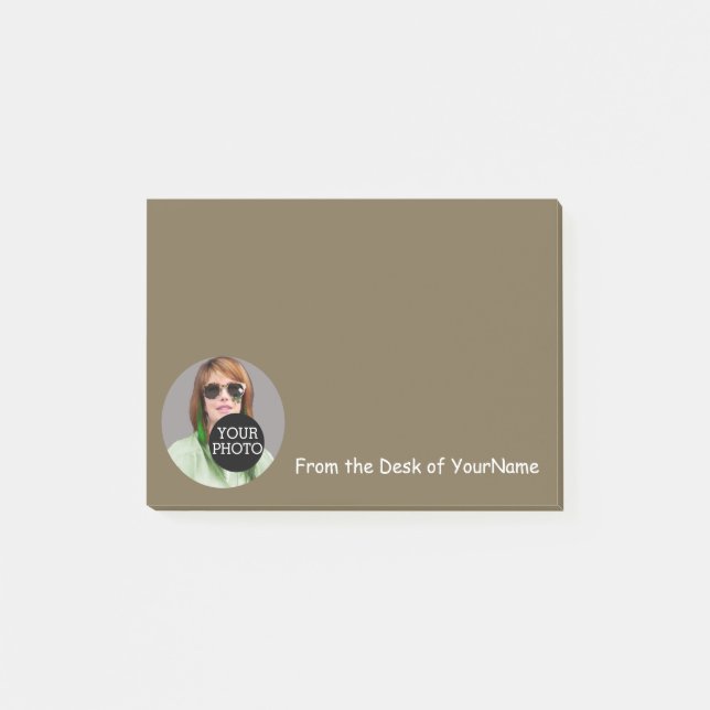 Bloco Post-it Sua Foto Personalizar Sua Mensagem Facilmente (Frente)