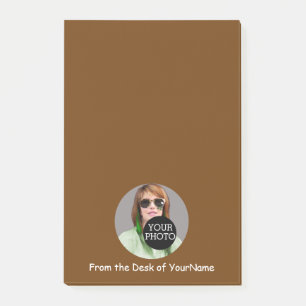 Bloco Post-it Sua mensagem da foto personaliza este facilmente