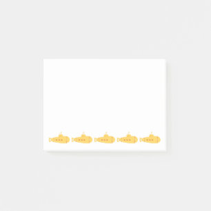 Bloco Post-it Submarino amarelo