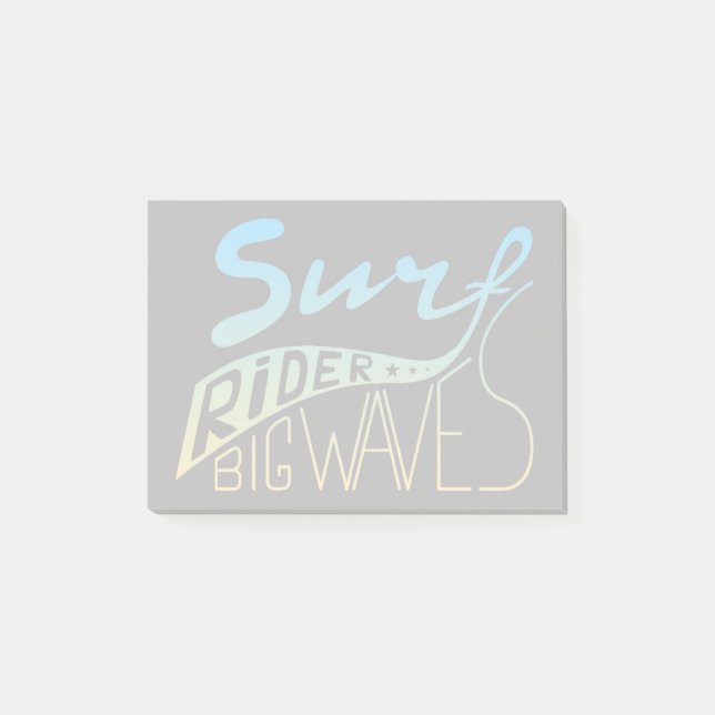 Bloco Post-it Surf Rider Grandes Ondas (Frente)