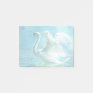 Bloco Post-it Swan Mágico durante um Chá de Verão
