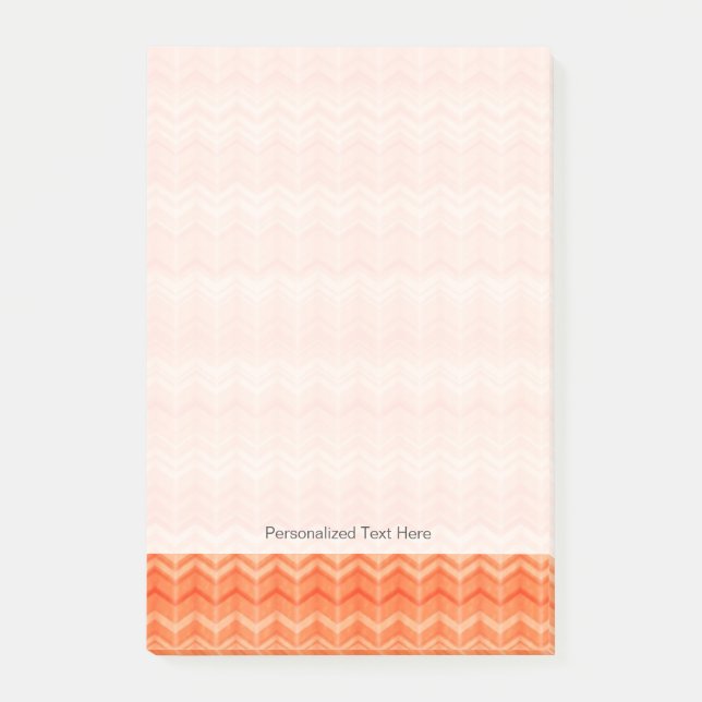 Bloco Post-it Teste padrão abstrato de matéria têxtil do (Frente)