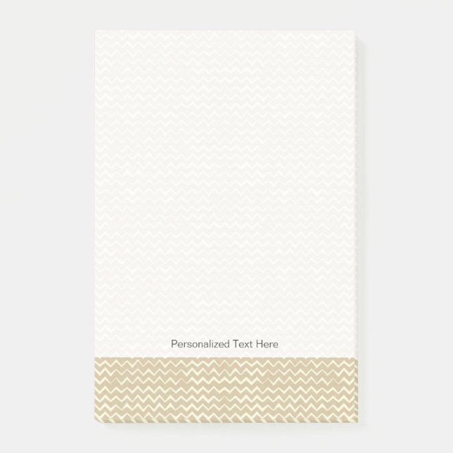 Bloco Post-it Teste padrão de ziguezague (Frente)