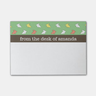 Bloco Post-it Teste padrão do coelho