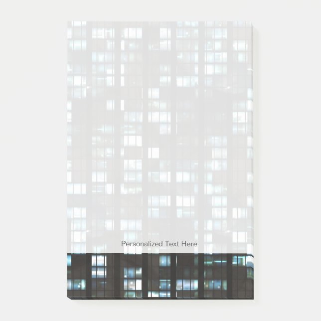 Bloco Post-it Teste padrão iluminado das janelas (Frente)