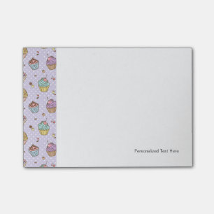 Bloco Post-it Teste padrão retro dos doces