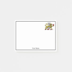 Bloco Post-it Torre do Leão Emblema Crest Fleur de Lis C