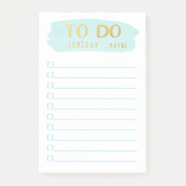 Bloco Post-it Traço do Pincel | Lista de Tarefas do Procrastinad