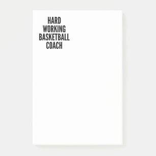 Bloco Post-it Treinador de basquetebol duro