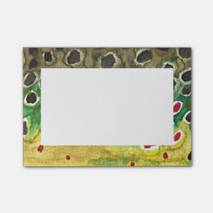 Bloco Post-it Truta Marrom