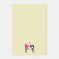 Um Casal Zombie bonitinho na Ilustração do Amor