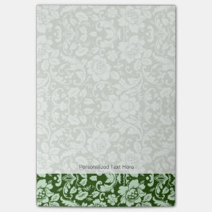 Bloco Post-it Um damasco floral antigo
