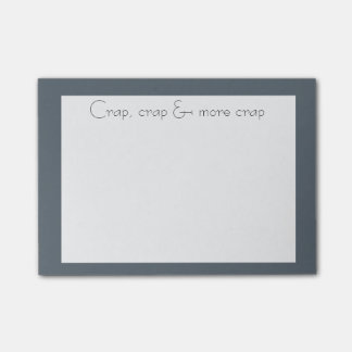 Bloco Post-it Uma frase elegante, foda e mais foda.