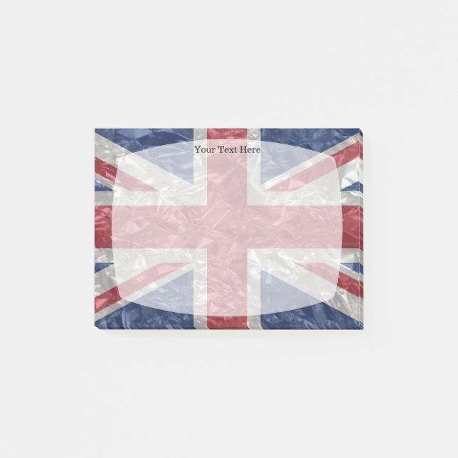 Bloco Post-it Union Jack Flag - Desapertado (Frente)