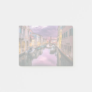 Bloco Post-it Veneza, Itália Canal Cênico e Arquitetura Veneza