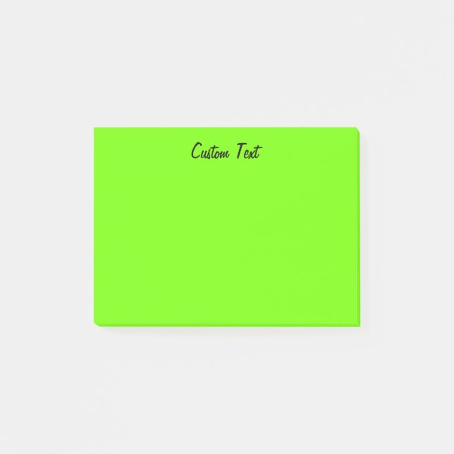 Bloco Post-it Verde simples (Frente)