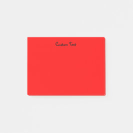 Bloco Post-it Vermelho feito sob encomenda